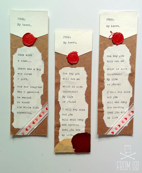 love letter bookmarks 1